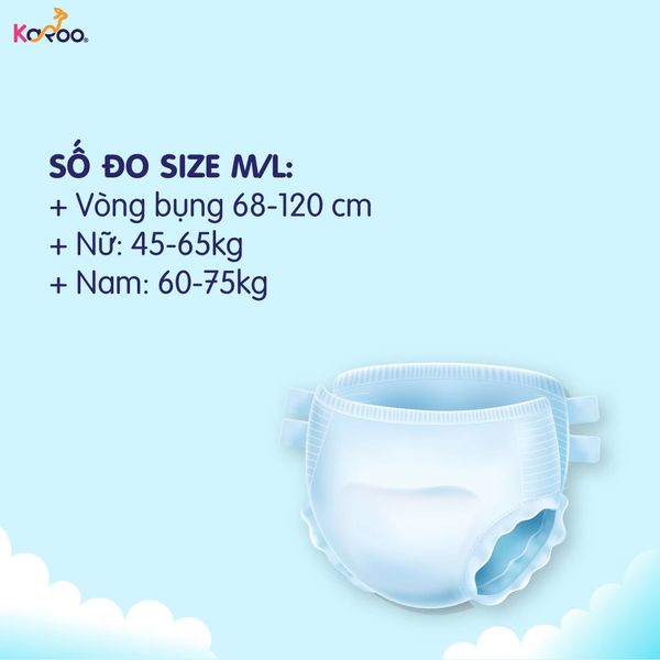 Bỉm, miếng lót người già, người cao tuổi Karoo