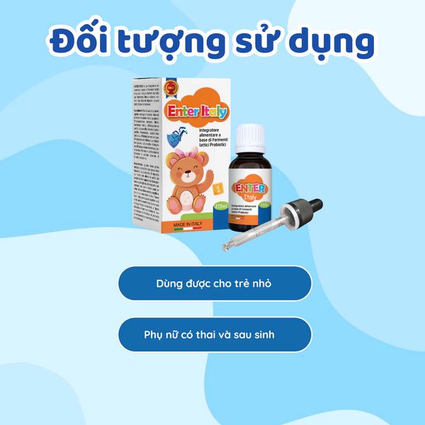 Men vi sinh 12 chủng cho bé Enter Italy nhập khẩu Ý