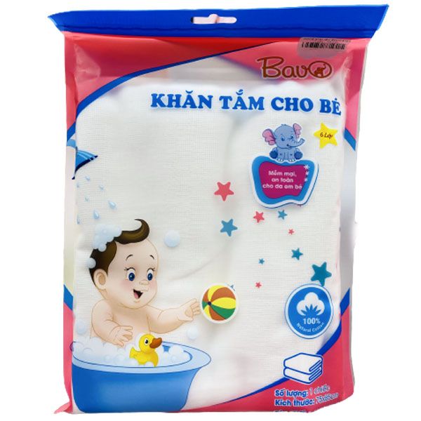 Khăn tắm BAVO 6 lớp (1 cái)