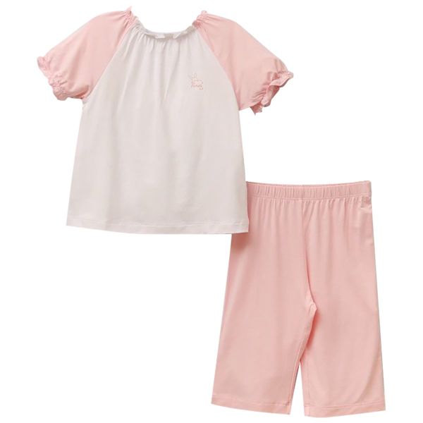 Bộ cộc Nous Kid Trắng Hồng Nhạt