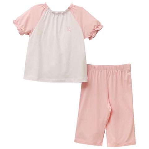 Bộ cộc Nous Kid Trắng Hồng Nhạt