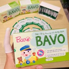 Gạc răng miệng có dung dịch Bavo (30 gói)
