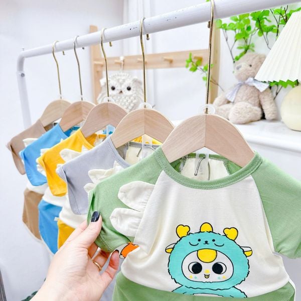 Bộ ngắn tay trẻ em Baby Three chất thun lạnh cực đẹp