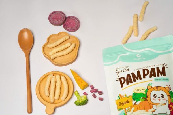 Bánh ăn dặm cho bé Pam Pam Organic