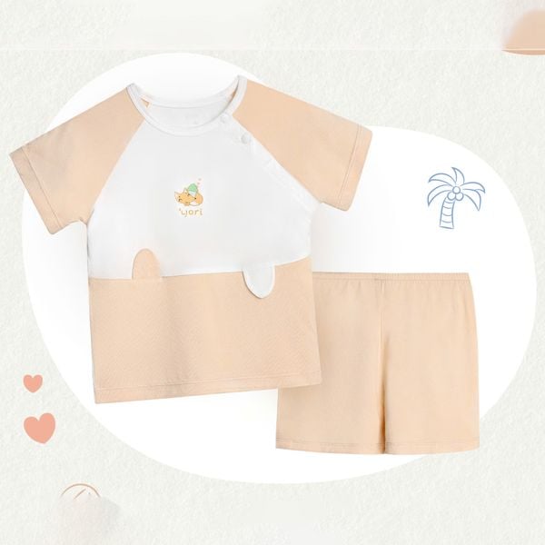 Bộ cộc tay cho bé hình cáo Yori QAH4031