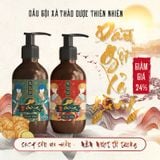  [FREESHIP] COMBO DẦU GỘI XẢ THẢO DƯỢC GỪNG  - BÁCH THẢO TẬP 