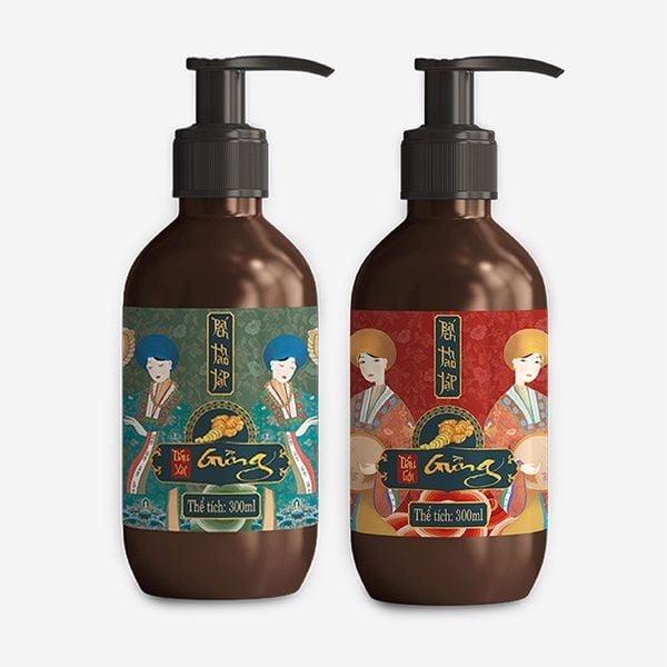  [FREESHIP] COMBO DẦU GỘI XẢ THẢO DƯỢC GỪNG  - BÁCH THẢO TẬP 