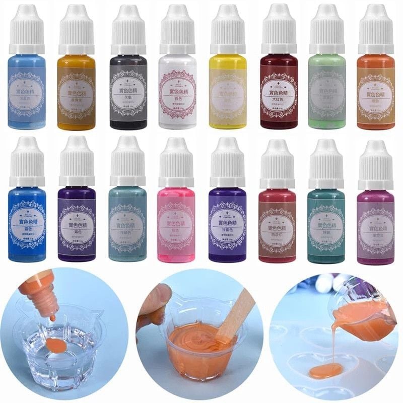 Màu Pha Resin Dạng Đục -  Resin Epoxy, Resin UV Cao Cấp - Nhiều màu