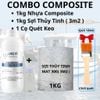 Keo Composite Và Sợi Thủy Tinh, Combo Composite Dùng Đúc Tượng, Làm Khuôn Mẫu, Chống Thấm