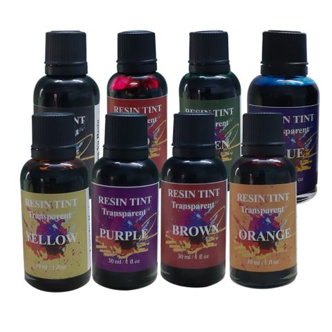  Màu Pha Epoxy Resin Tint Trong Suốt - Lọ 50ML 
