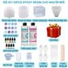 Bộ Kit 55PCS Epoxy Resin Cho Người Mới Bắt Đầu - Long Vu Resin