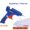 Súng Bắn Keo Nến, Máy Bắn Keo Nến + 10 Cây Keo Nến - Súng Bắn Keo mini 20W