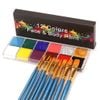 Cọ Vẽ Acrylic, Set 10 Cọ Vẽ Tranh Cao Cấp, Vẽ Tranh Sơn Dầu, Tô Màu Tượng