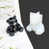 Khuôn Silicon Khối 3D Gấu Teddy