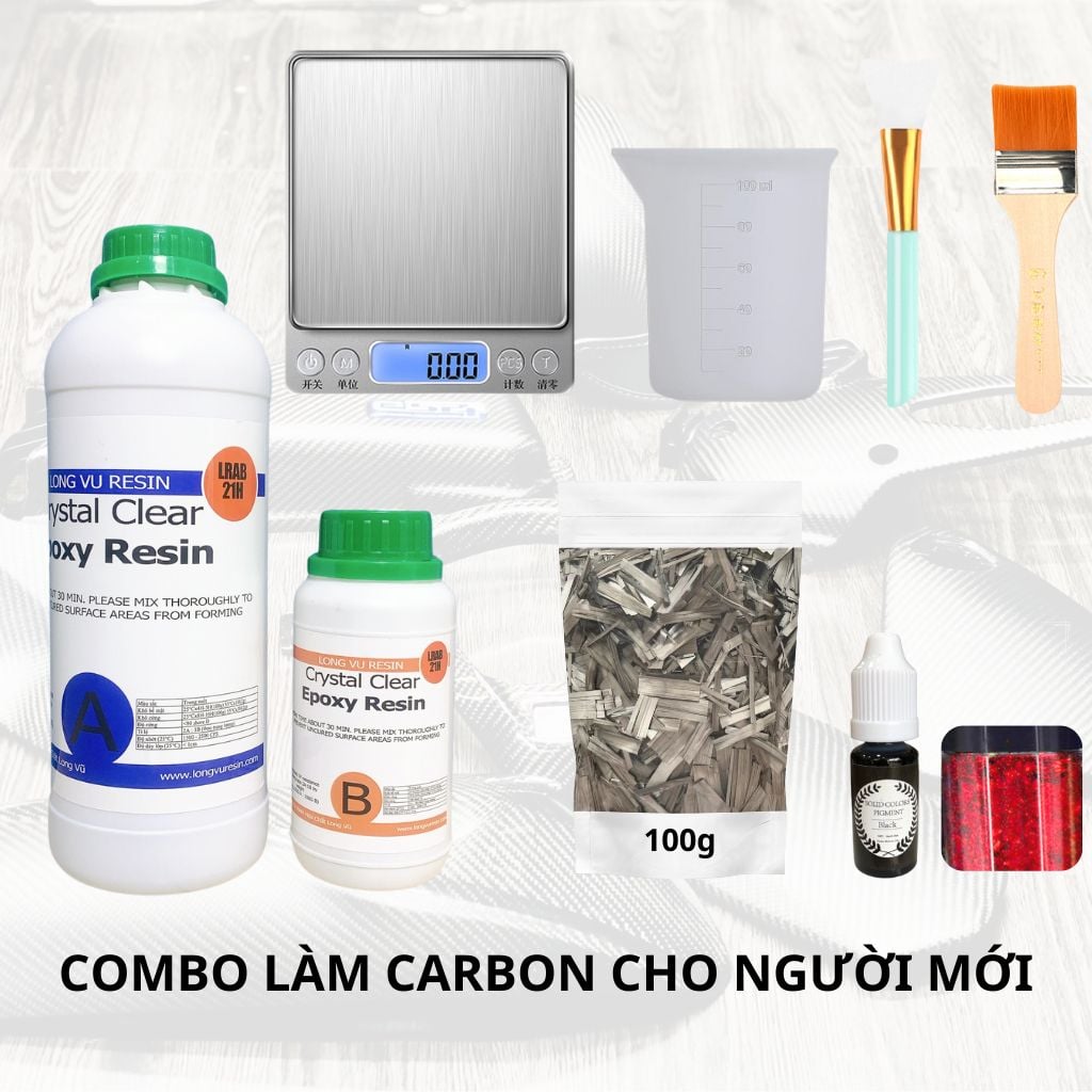 Combo Làm Carbon Chuyên Dụng Dành Cho Người Mới, Set Làm Carbon Đầy Đủ