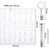 Khuôn Silicone Bảng Chữ Cái, Khuôn Bảng Chữ Nhỏ Làm Móc Khóa, Khuôn Đổ Resin Handmade