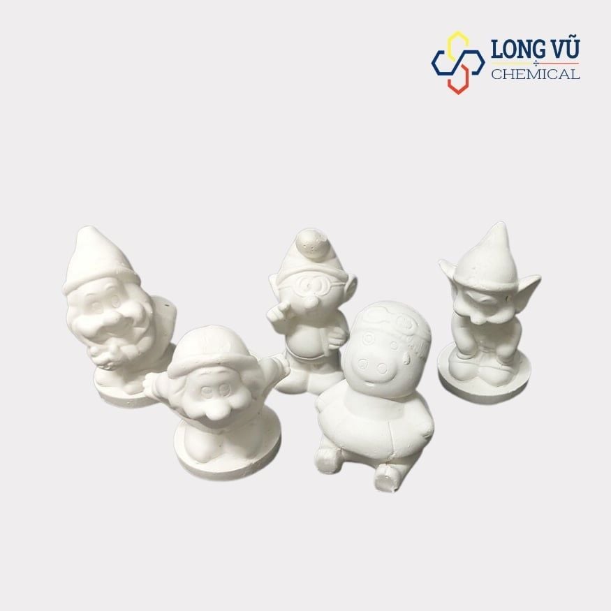 Bột thạch cao dùng trong công nghiệp đổ khuôn , đúc tượng cao cấp nhập khẩu từ THÁI LAN ( 1KG )