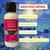 Keo Phủ Bóng, Phủ Bóng Đất Set, tranh acrylic, Đất Nặn Tự Khô - Tăng Bóng và Chống Thấm Nước ( 50ml )