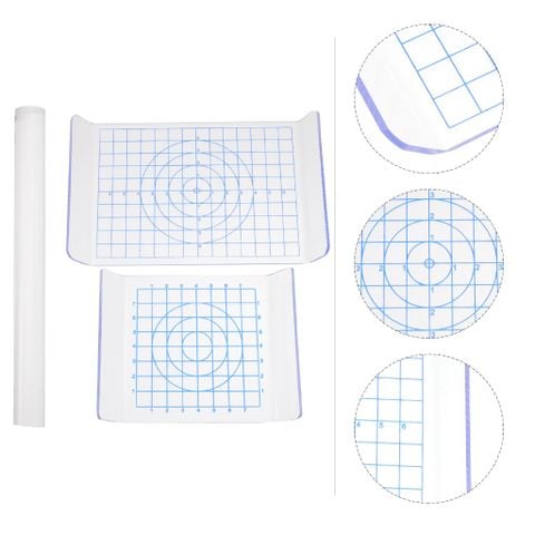  Bộ Dụng Cụ Cán Đất Sét, Cây Lăn, Tấm Cán Chữ U Có Thước Đo Tạo Hình Đất Sét 