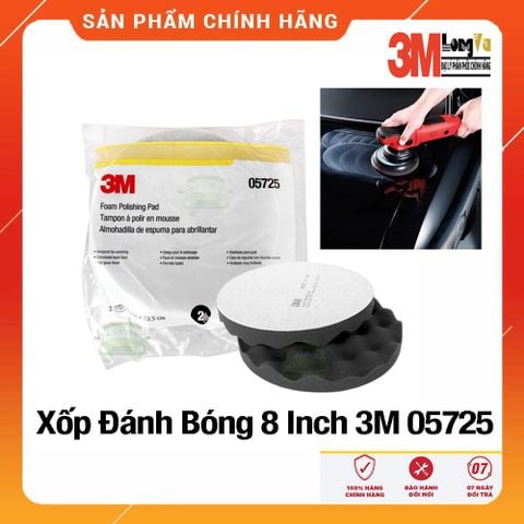  Bộ 2 Đĩa Xốp đánh bóng 3M 05725 8inches - 3M Autocare DIY 