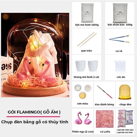  Bộ kit làm tượng tay, Diy kit đúc tượng tay chân cho bé, Bộ dụng cụ đúc thủ công dành cho cặp đôi 