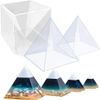 Khuôn kim tự tháp silicon trong suốt siêu lớn, Khuôn kim tự tháp và khung nhựa