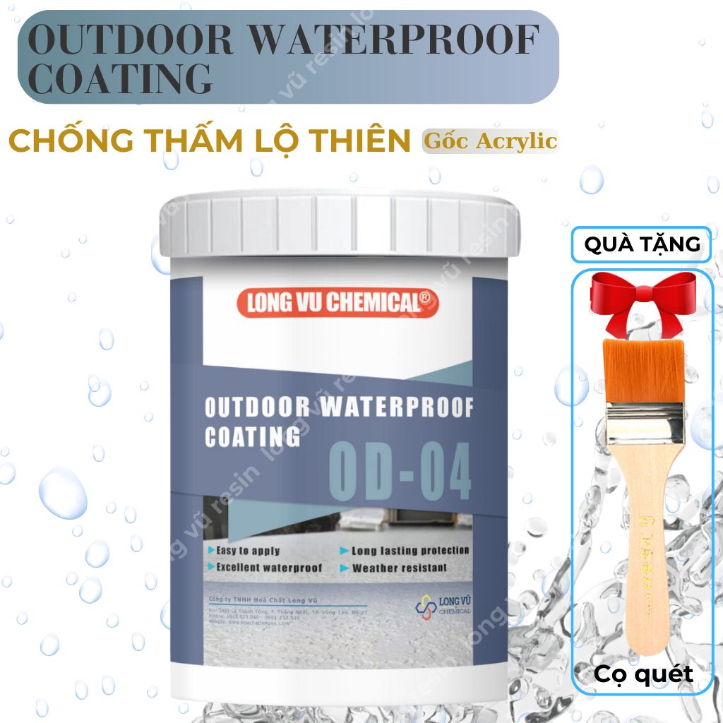 Sơn Chống Thấm Ngoài Trời, Keo Chống Thấm Mái Tôn, Chống Dột, Chống Thấm Tường Đứng, Sân Thượng