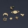 Bộ phụ kiện 7 chi tiết trang trí họa tiết vũ trụ dùng trang trí trang sức