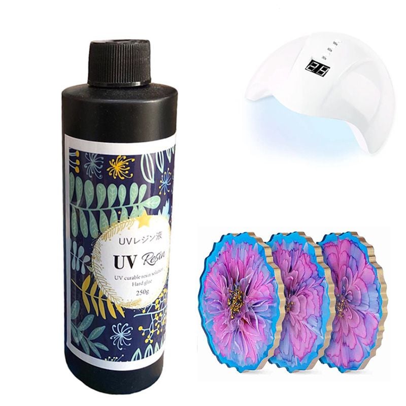 Keo resin uv, keo uv  nhanh khô trong suốt ( cứng ) - 250g
