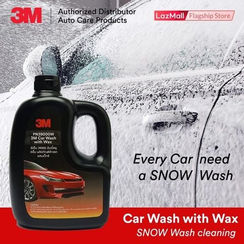  Xà Phòng Rửa Xe 3M 39000 1 Lít - 3M Car Shampoo with WAX PN39000W (1000ml) 