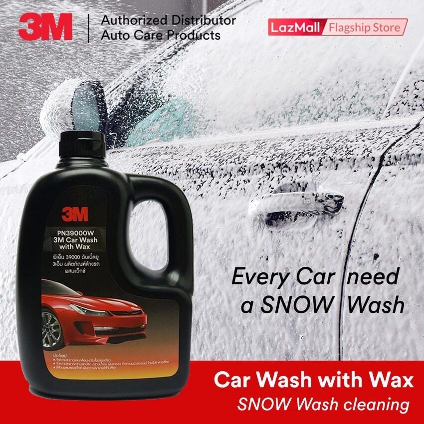Xà Phòng Rửa Xe 3M 39000 1 Lít - 3M Car Shampoo with WAX PN39000W (1000ml)