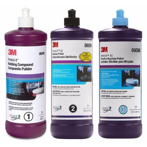  BỘ LƠ ĐÁNH BÓNG Ô TÔ, EPOXY CHÍNH HÃNG 3M [XUẤT XỨ: MỸ] (PN36060, PN06094, PN06068) 