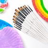 Cọ Vẽ Màu Acrylic, Màu Nước, Cọ Vẽ Sơn Dầu Chuyên Nghiệp Đầu Oval