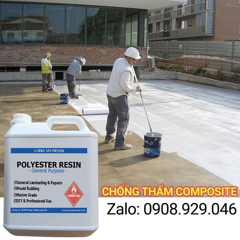  Vật Liệu Composite Chống Thấm - Nhựa Polyester - Sợi Thủy Tinh 