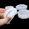 4PCS Silicone Pendant Mould Resin Carved Jade Lotus Flower Jewelry Making Tools