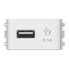  Ổ Cắm Sạc USB 2.1A Đơn 3431USB_WE Concept Schneider 