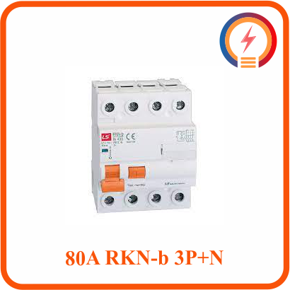  Cầu Dao Chống Giật RCCB LS 3 Cực 80A RKN-b 3P+N 