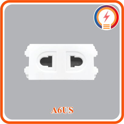  Ổ Cắm 2 Chấu  MPE A6US 