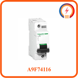  MCB 1P 16A 6kA (IC60N) A9F74116 Schneider 