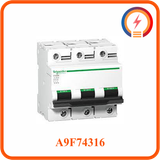  MCB 3P 16A 6kA (IC60N) A9F74316 Schneider 