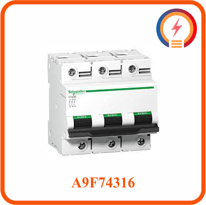  MCB 3P 16A 6kA (IC60N) A9F74316 Schneider 