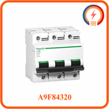  MCB 3P 20A 10kA (IC60H) A9F84320 Schneider 