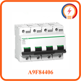  MCB 4P 6A 10kA (IC60H) A9F84406 Schneider 