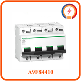  MCB 4P 10A 10kA (IC60H) A9F84410 Schneider 