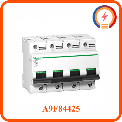  MCB 4P 25A 10kA (IC60H) A9F84425 Schneider 