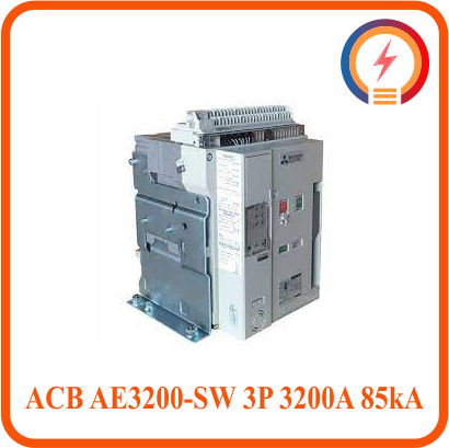  Máy Cắt ACB AE3200-SW 3P 3200A 85kA FIX Mitsubishi 