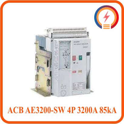  Máy Cắt ACB AE3200-SW 4P 3200A 85kA FIX Mitsubishi 