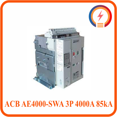  Máy Cắt ACB AE4000-SWA 3P 4000A 85kA FIX Mitsubishi 