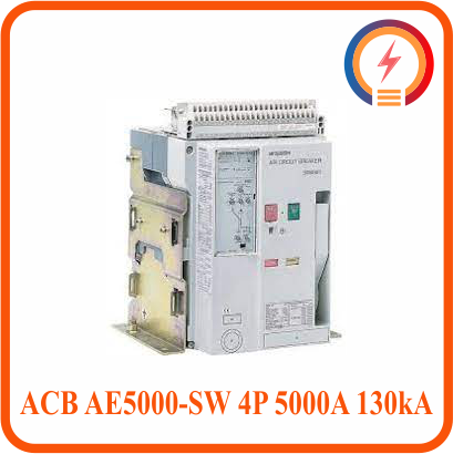  Máy Cắt ACB AE5000-SW 4P 5000A 130kA FIX Mitsubishi 