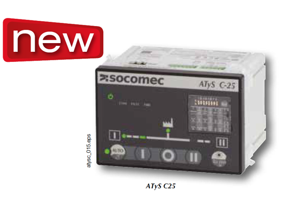  Bộ Điều Khiển ATS C25 16000025 Socomec 